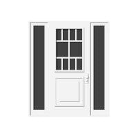 Laden Sie das Bild in den Galerie-Viewer, meinHausplaner-Symbolkatalog Haustüren
