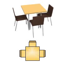 Laden Sie das Bild in den Galerie-Viewer, meinHausplaner-Symbolkatalog Möbel/Sanitär