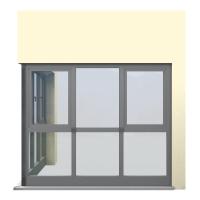 Laden Sie das Bild in den Galerie-Viewer, meinHausplaner-Symbolkatalog Glaselemente