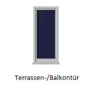 Laden Sie das Bild in den Galerie-Viewer, meinHausplaner-Symbolkatalog Terrassentüren