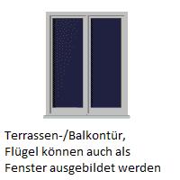 Laden Sie das Bild in den Galerie-Viewer, meinHausplaner-Symbolkatalog Terrassentüren