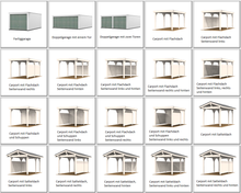 Laden Sie das Bild in den Galerie-Viewer, meinHausplaner-Symbolkatalog Carport