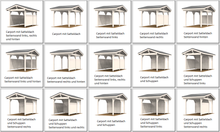 Laden Sie das Bild in den Galerie-Viewer, meinHausplaner-Symbolkatalog Carport