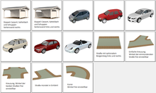 Laden Sie das Bild in den Galerie-Viewer, meinHausplaner-Symbolkatalog Carport