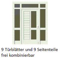 meinHausplaner-Symbolkatalog Haustüren