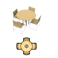 meinHausplaner-Symbolkatalog Möbel/Sanitär