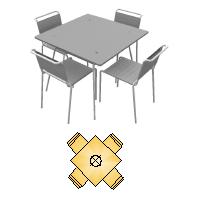 meinHausplaner-Symbolkatalog Möbel/Sanitär
